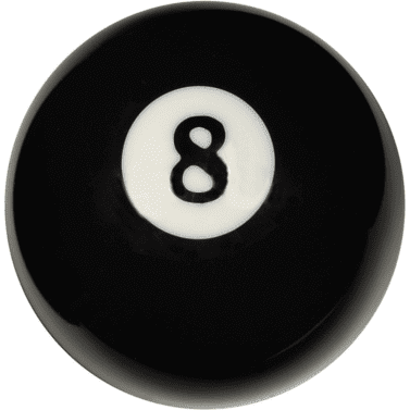 Tiger Billiards D103609 ~ TIGER POOL 1 7/8 #8 BALL New zealand nz vaughan